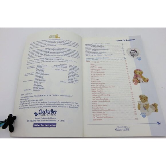 CHERISHED TEDDIES 1999 Collectors Value Guide Book By Checkerbee Publishing - Picture 4 of 10